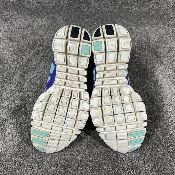 Nike Free 3.0 V3 454079-415 Women’s Size 8 Blue Purple Running Shoes Used - Picture 10 of 13